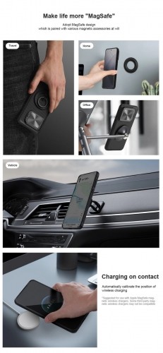 Nillkin CamShield Prop Magnetic Case for Xiaomi 14 - black image 1