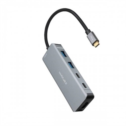 USB-разветвитель NANOCABLE 10.16.1006 Серый image 1