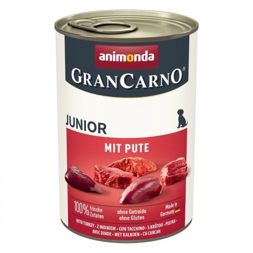 ANIMONDA GranCarno Junior with turkey - wet dog food - 400g image 1