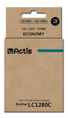 Actis KB-1280C ink (replacement for Brother LC-1280C; Standard; 19 ml; cyan) image 1