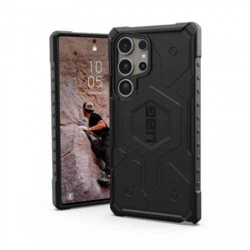 UAG Pathfinder Magnet case for Samsung Galaxy S24 Ultra 5G with magnetic module - black image 1