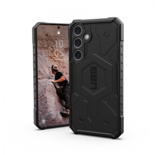 UAG Pathfinder Magnet case for Samsung Galaxy S24+ with magnetic module - black image 1