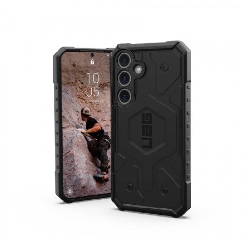 UAG Pathfinder Magnet case for Samsung Galaxy S24 with magnetic module - black image 1