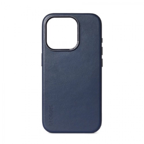 Decoded Leather Case with MagSafe for iPhone 15 Pro Max - blue image 1