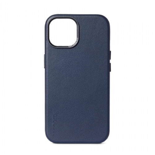 Decoded Leather Case with MagSafe for iPhone 15 - blue image 1
