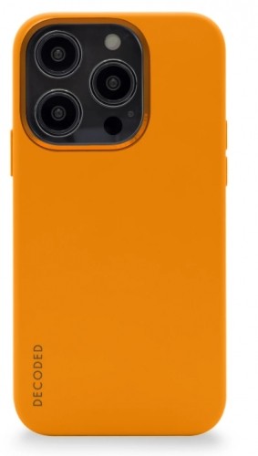 Decoded Silicone Case with MagSafe for iPhone 14 Pro - orange image 1