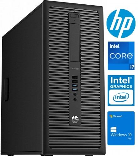 HP EliteDesk 800 G1 MT i7-4770 16GB 256GB SSD Windows 10 Professional image 1