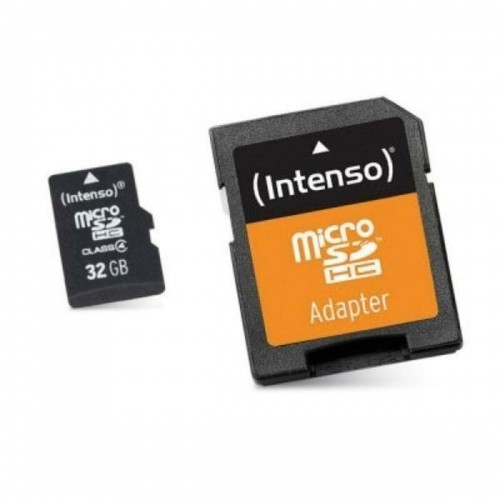 Mikro SD Atmiņas karte ar Adapteri INTENSO 3413480 32 GB Klase Nr. 10 / Klase 10 image 1