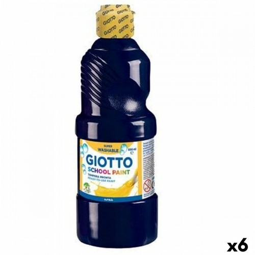 tempera Giotto   Melns 500 ml (6 gb.) image 1