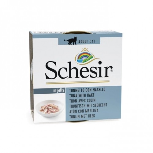 Agras Pet Foods SCHESIR in jelly Tuna with hake - wet cat food - 85 g image 1