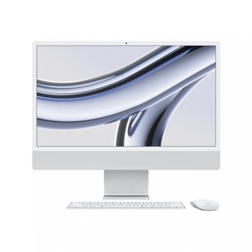 Apple iMac 24” 4.5K Retina, Apple  M3 8C CPU, 8C GPU/8GB/256GB SSD/Silver/RUS Apple image 1