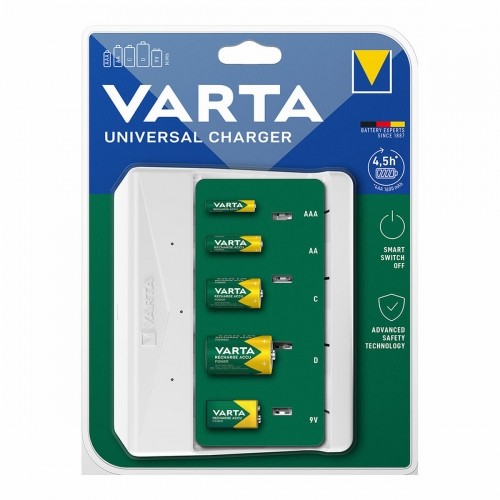 Зарядное устройство Varta 57658 4 Батарейки Универсальный image 1