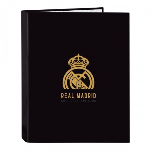 Gredzenveida stiprinājums Real Madrid C.F. Melns A4 26.5 x 33 x 4 cm image 1