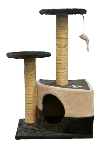 Besk Kaķu māja ar nagu asināmo 40x30x65cm image 1