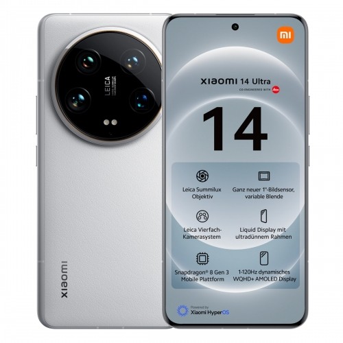Xiaomi 14 Ultra 16GB+512GB White 17,09cm (6,73") AMOLED Display, Android 14, 50MP Quad-Kamera image 1