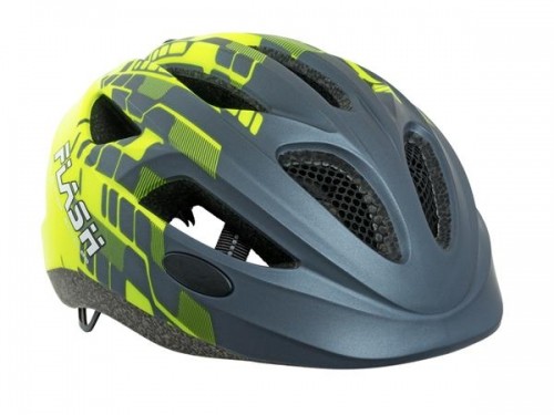 Author Helmet Flash Inmold X8 matt 47-51cm (171 grey/yellow-neon-matt) image 1