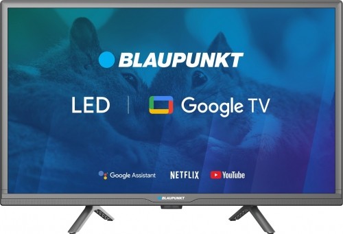 TV 24" Blaupunkt 24HBG5000S HD LED, GoogleTV, Dolby Digital, WiFi 2,4-5GHz, BT, black image 1