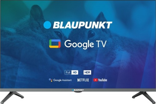 TV 32" Blaupunkt 32FBG5000S Full HD LED, GoogleTV, Dolby Digital, WiFi 2,4-5GHz, BT, black image 1