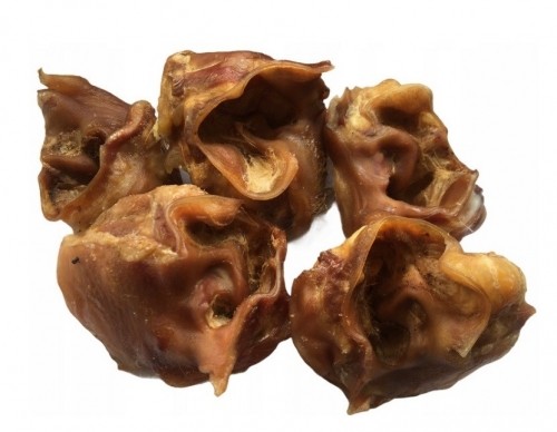 LUCZE Dried pig's inner ear - chew for dog- 1kg image 1