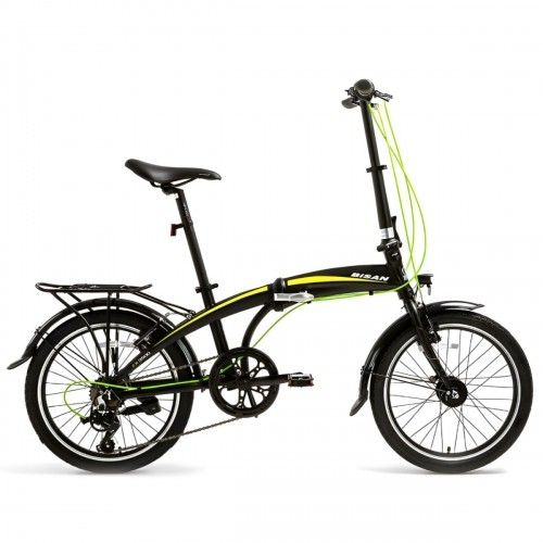 Saliekamais velosipēds Bisan 20 FX3500 TRN (PR10010406) melns/dzeltens image 1