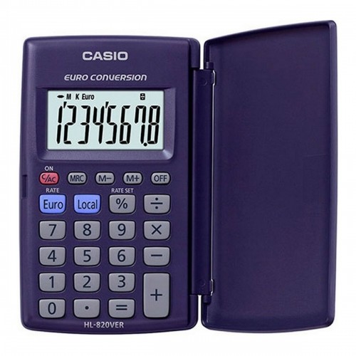 Калькулятор Casio HL-820VER Синий карман image 1