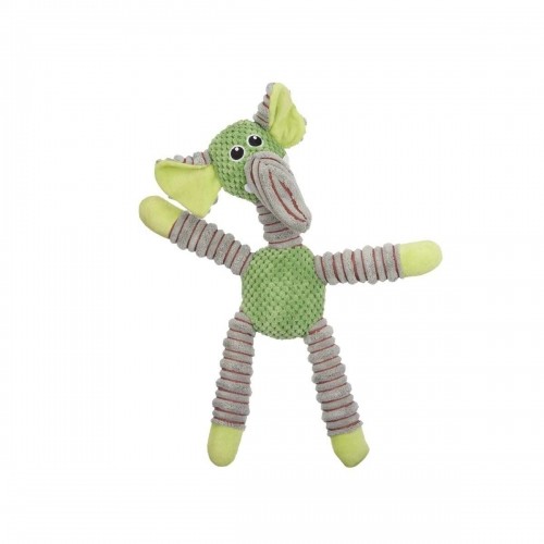 Mascow Suņu rotaļlieta Zaļš Pelēks Zilonis 32 x 40 x 18 cm Pūkaina Rotaļlieta ar skaņu image 1