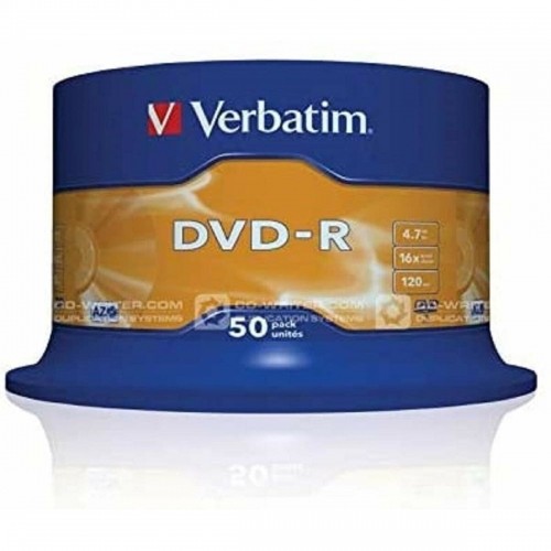DVD-R Verbatim DVD-R Matt Silver 16x Sudrabains (50 gb.) image 1
