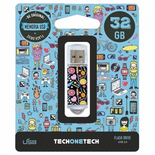 USB Zibatmiņa Tech One Tech TEC4001-32 32 GB image 1