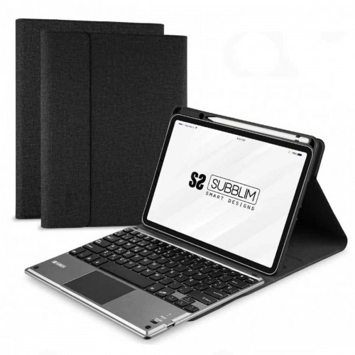 Чехол для планшета с клавиатурой Subblim SUB-KT4-BTPI50 Испанская Qwerty Чёрный Разноцветный iPad Pro 11″ image 1