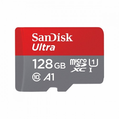 Карта памяти микро-SD с адаптером SanDisk Ultra microSD 128 Гб image 1
