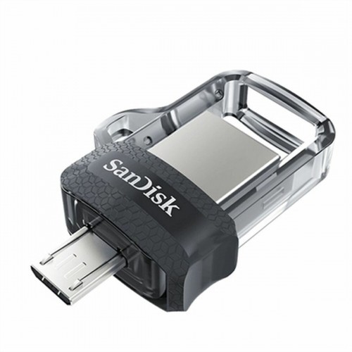 USB Zibatmiņa SanDisk Ultra Dual m3.0 Sudrabains 128 GB image 1