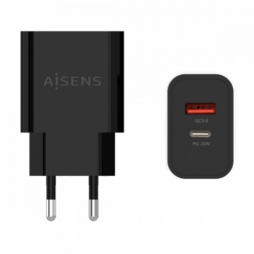 Сетевое зарядное устройство Aisens A110-0682 Чёрный 20 W image 1