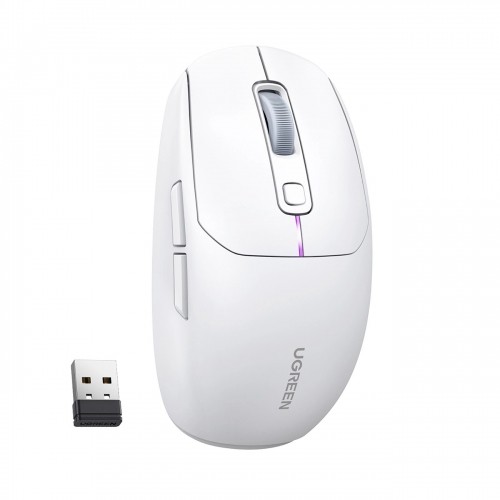Ugreen MU103 Bluetooth 5.0 computer mouse | 2.4GHz USB receiver - white image 1