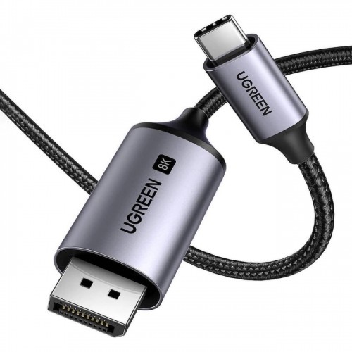 Ugreen CM556 cable with USB-C and DisplayPort 8K connectors, 2 m long - gray image 1