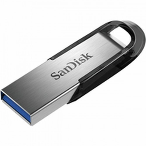 USB Zibatmiņa SanDisk Ultra Flair Melns Melns/Sudrabains 256 GB image 1