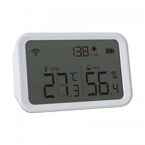 Smart Temperature and Humidity sensor NEO NAS-TH02W ZigBee Tuya with LCD screen image 1