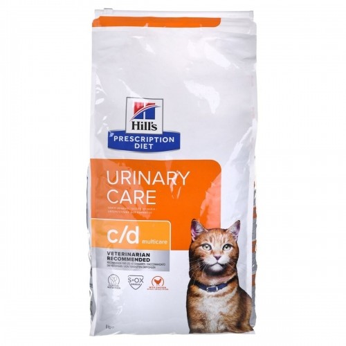 Фураж Hill's Feline c/d Urinary Care Multicare Для взрослых Курица 8 kg image 1