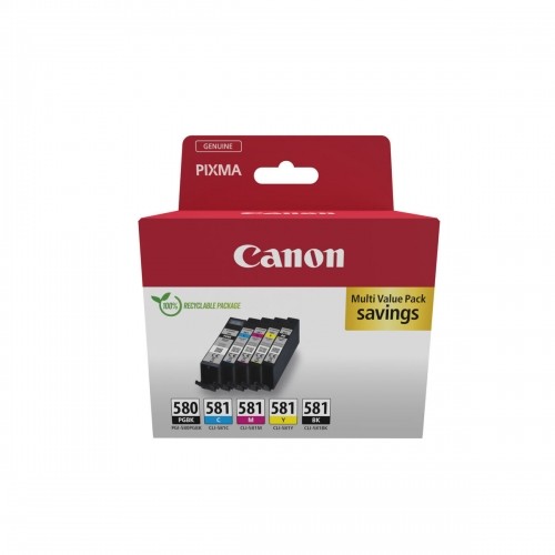Oriģinālais Tintes Kārtridžs Canon 2078C007 Melns Daudzkrāsains (5 gb.) image 1