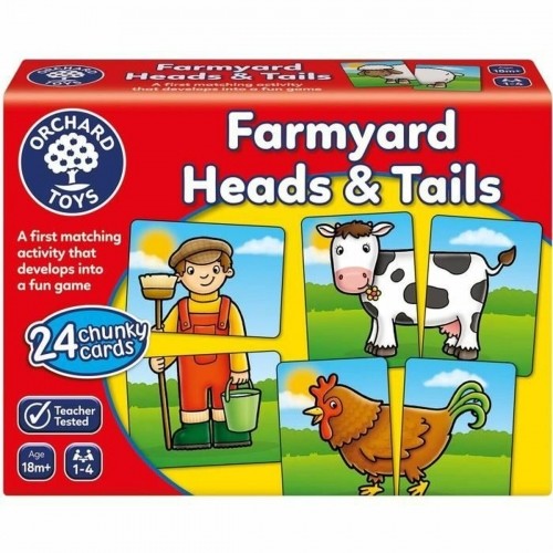 Izglītojošā Spēle Orchard Farmyard Heads & Tails (FR) image 1