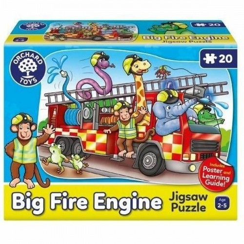 Puzle un domino komplekts Orchard Big fire Engine (FR) image 1