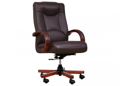 Bemondi LIDER brown leather armchair image 1