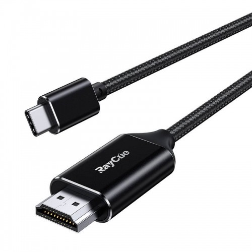 USB-C to HDMI 2.1 4k60Hz RayCue cable, 2m (black) image 1