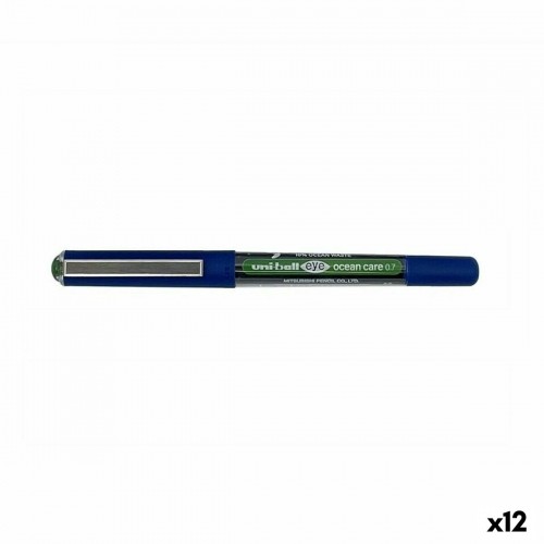 Ручка с жидкими чернилами Uni-Ball Eye Ocean Care 0,7 mm Зеленый (12 штук) image 1