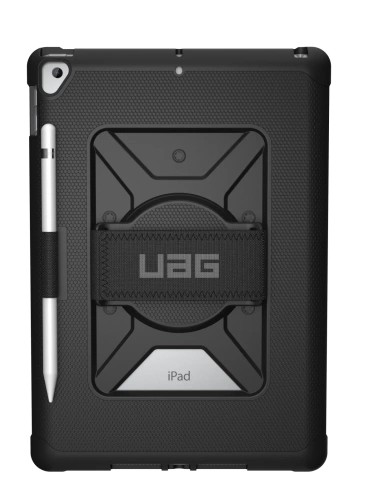 UAG Metropolis Hand Strap - protective case with an Apple Pencil holder and a hand holder for iPad 10.2&quot; 7|8|9 generation (black) image 1