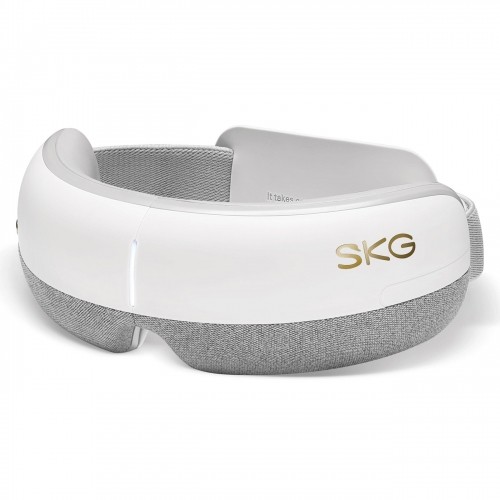 SKG E3-EN eye massager with compress and music - white image 1