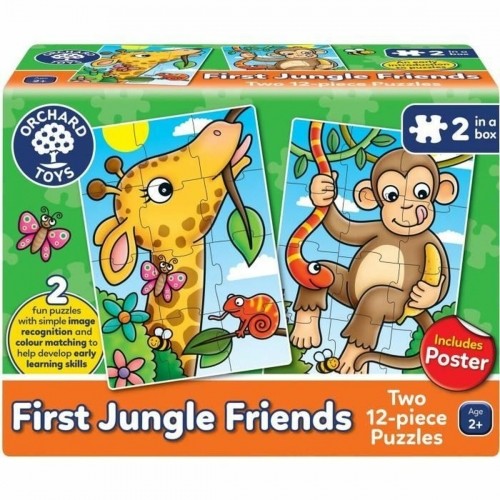 Puzle un domino komplekts Orchard First Jungle Friends (FR) image 1