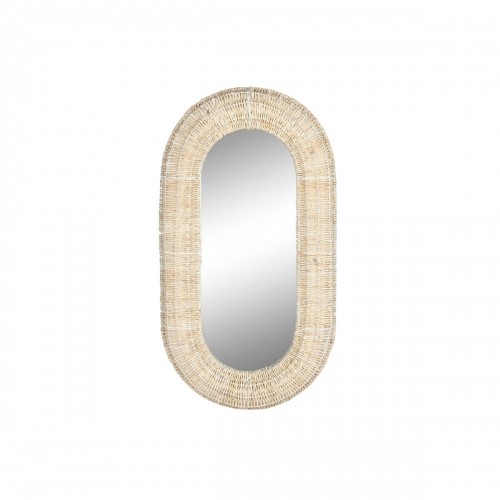 Sienas spogulis Home ESPRIT Dabisks Šķiedra 68 x 7,5 x 128 cm image 1