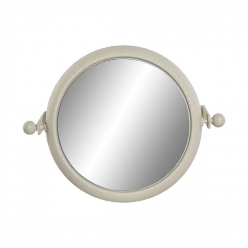 Sienas spogulis Home ESPRIT Balts Metāls Romantiski 37 x 13 x 29 cm image 1