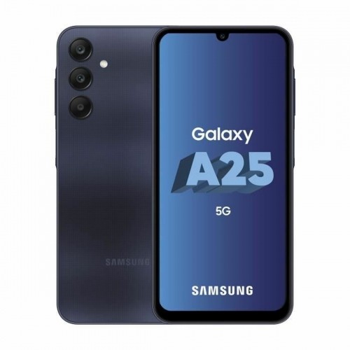 Viedtālrunis Samsung Galaxy A25 SM-A256BZKHEUB Exynos 1280 256 GB Melns/Zils image 1