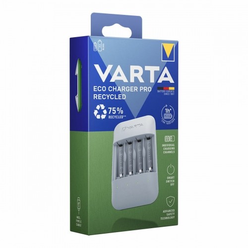 Lādētājs Varta Eco Charger Pro Recycled 4 Baterijas image 1